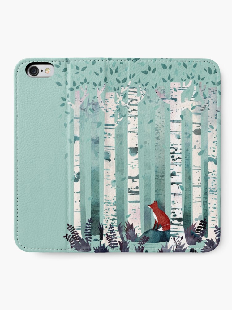 Alternate view of The Birches iPhone Wallet