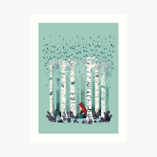 The Birches Art Print