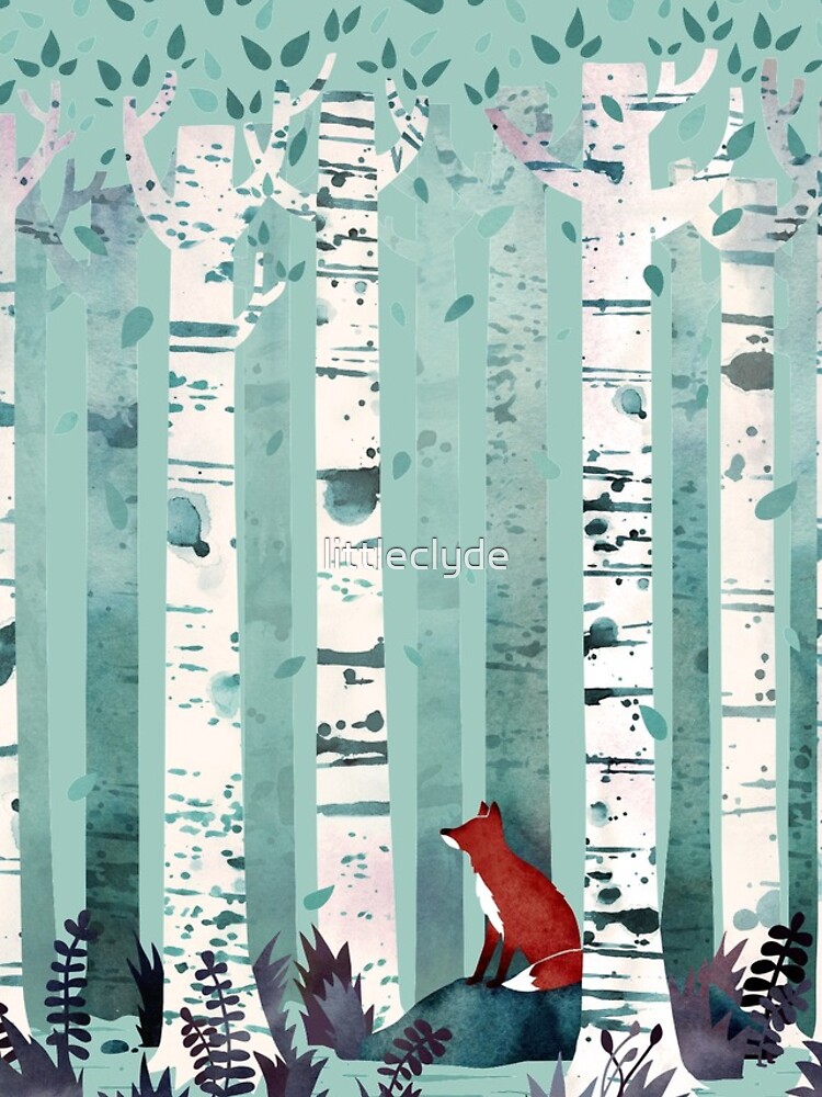 Thumbnail 4 of 4, iPhone Case, The Birches designed and sold by littleclyde.