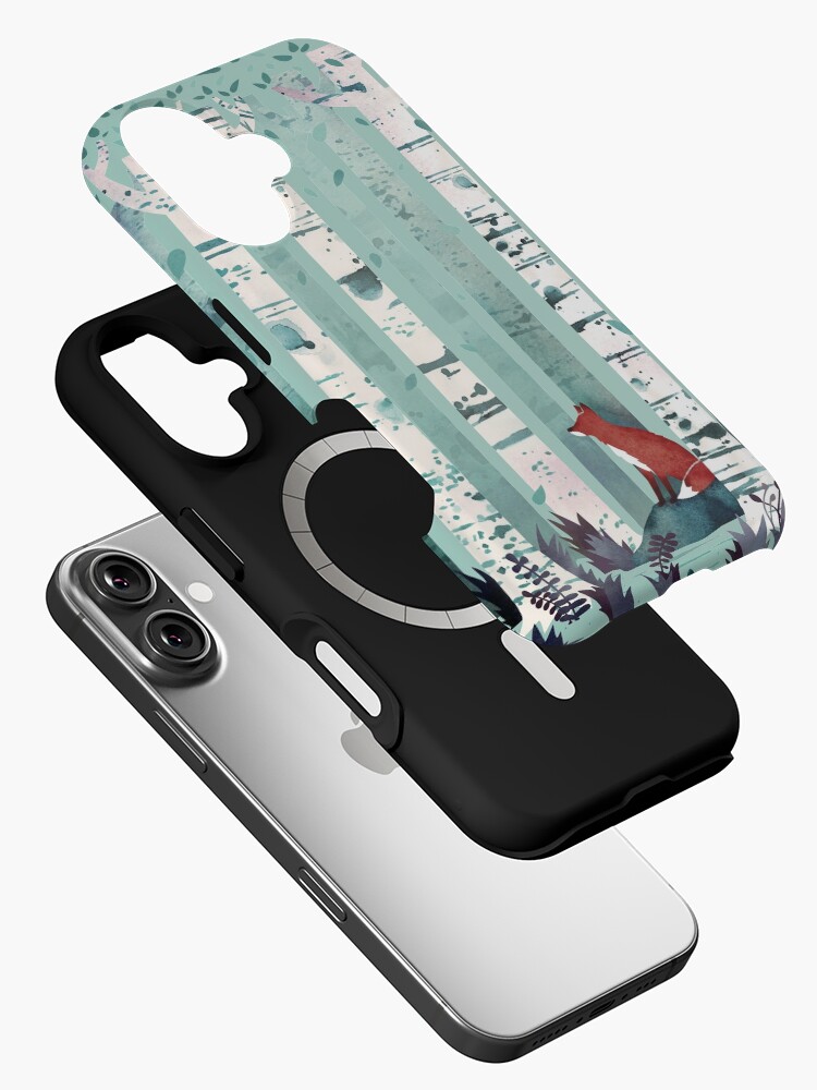 Thumbnail 2 of 4, iPhone Case, The Birches designed and sold by littleclyde.