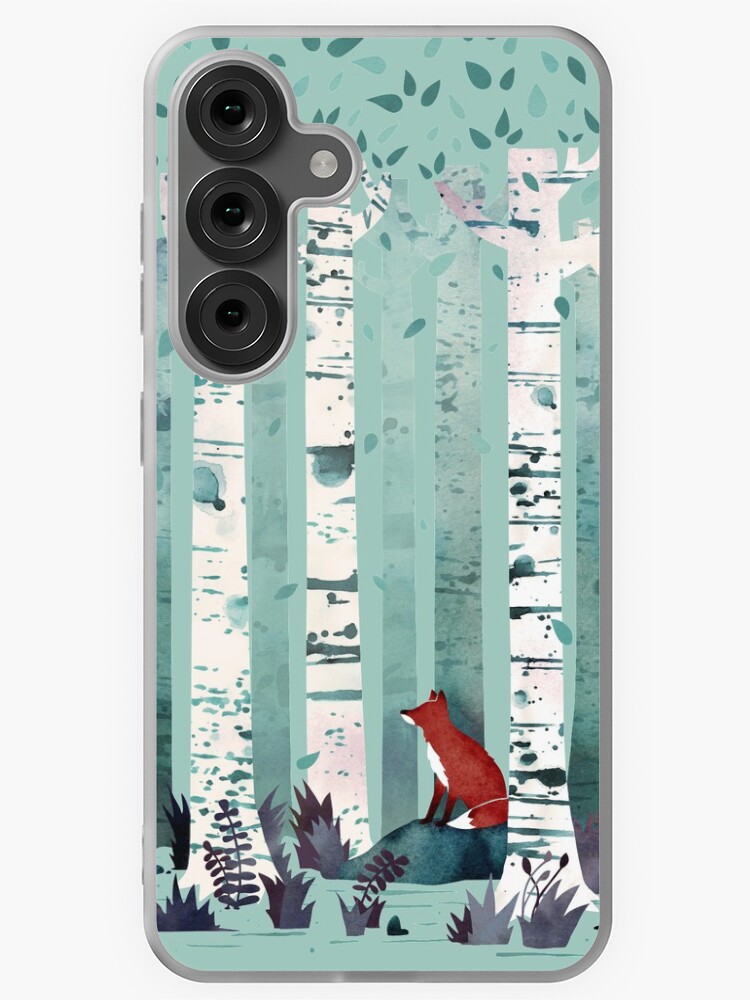 Thumbnail 1 of 4, Samsung Galaxy Phone Case, The Birches designed and sold by littleclyde.