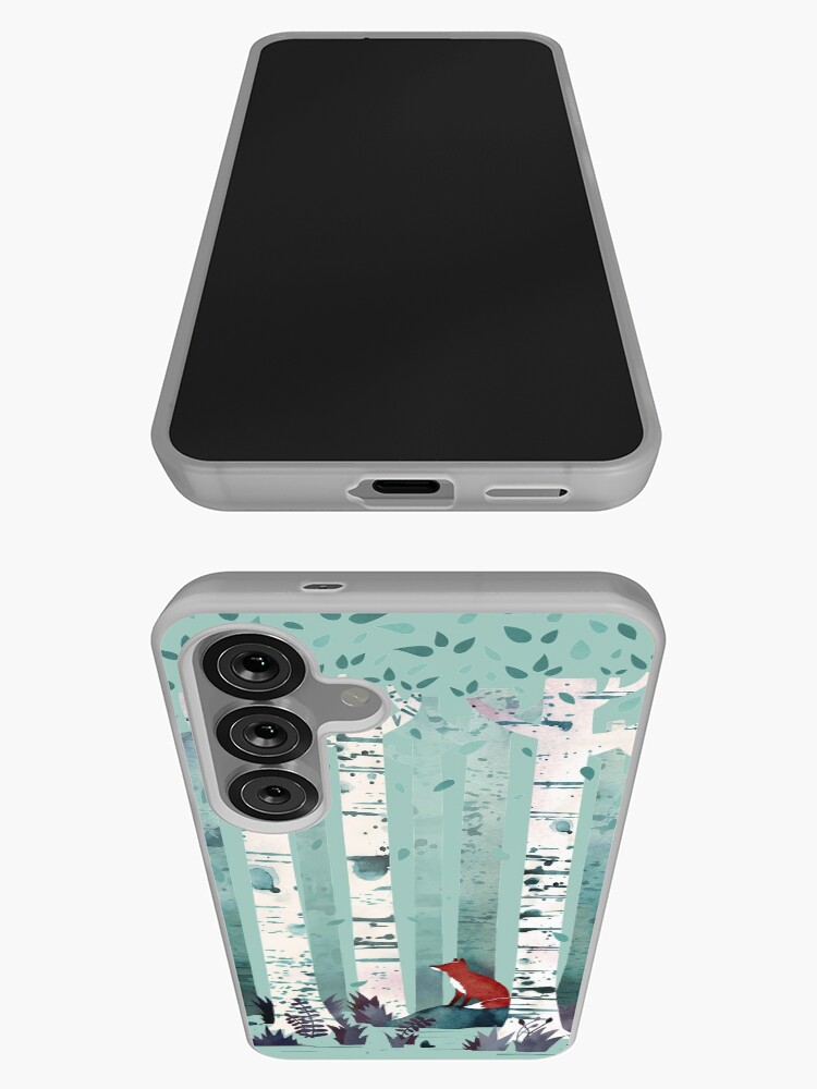 Thumbnail 3 of 4, Samsung Galaxy Phone Case, The Birches designed and sold by littleclyde.