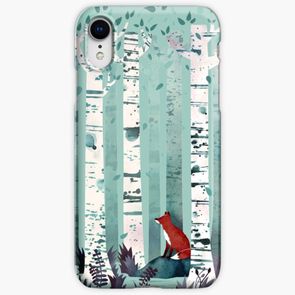Les Bouleaux Coque rigide iPhone