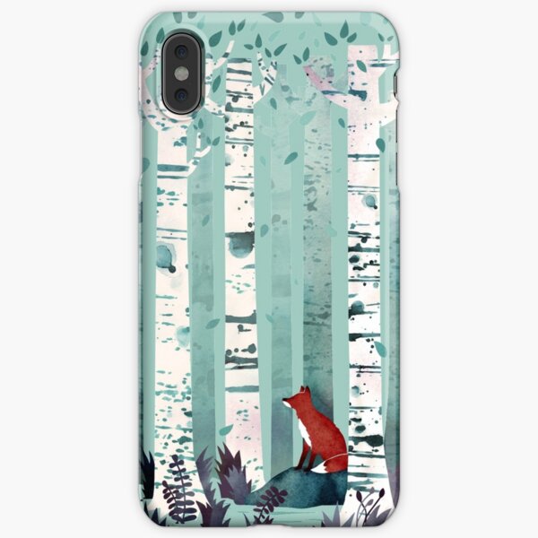 Les Bouleaux Coque rigide iPhone