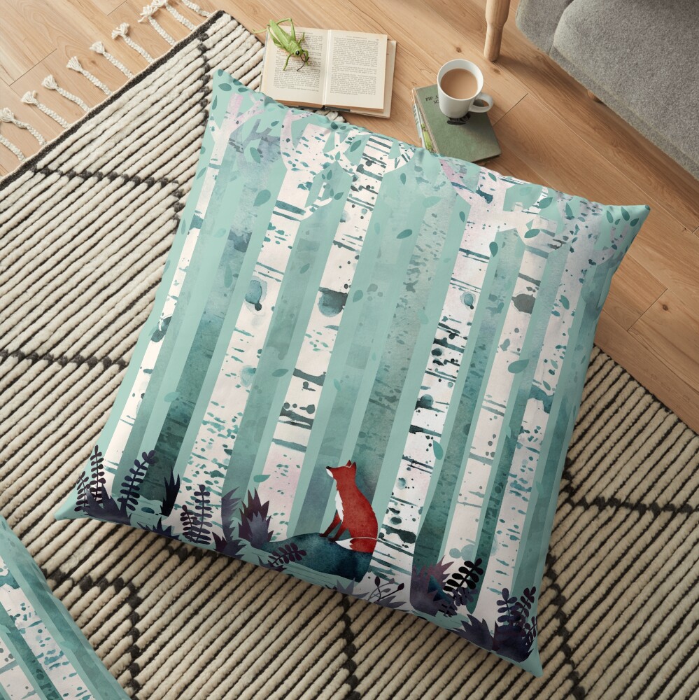 The Birches Floor Pillow
