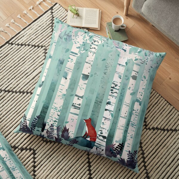 The Birches Floor Pillow