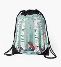 The Birches Drawstring Bag