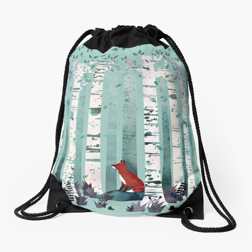 The Birches Drawstring Bag