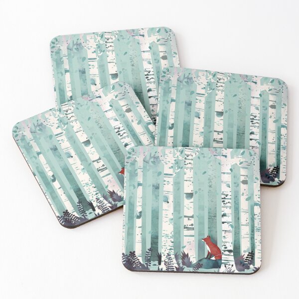 The Birches Coasters (Set of 4)