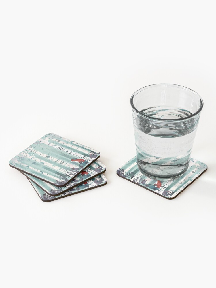 Thumbnail 2 of 5, Coasters (Set of 4), The Birches designed and sold by littleclyde.