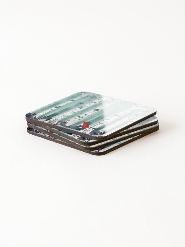 Thumbnail 4 of 5, Coasters (Set of 4), The Birches designed and sold by littleclyde.