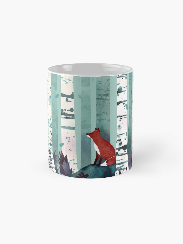 Thumbnail 4 of 6, Coffee Mug, The Birches designed and sold by littleclyde.