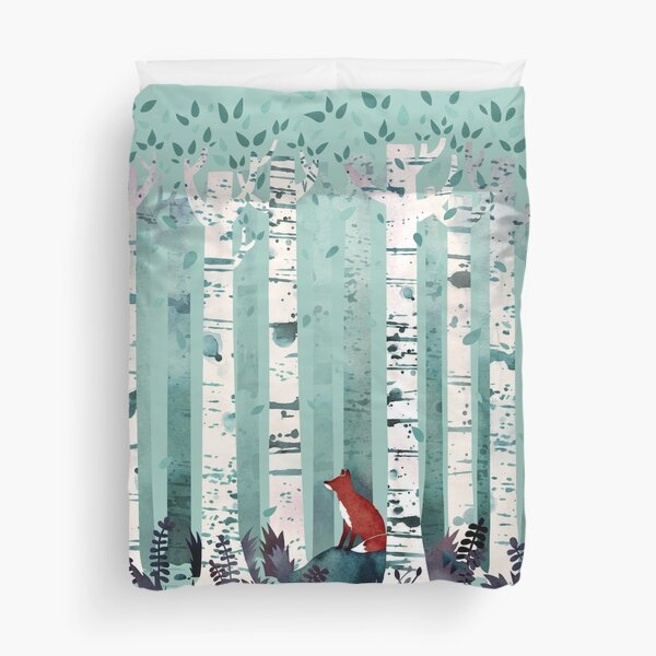 The Birches Duvet Cover