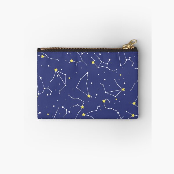 Item preview, Constellation, stars, universe zipper pouch designed and sold by Catalina Williams.