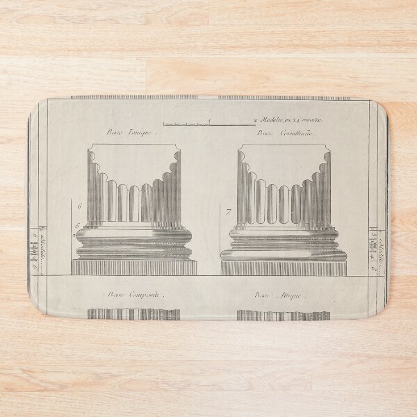 Item preview, Ionic, Doric, Tuscan, Corinthian Column Bases designed and sold by Lowtech.