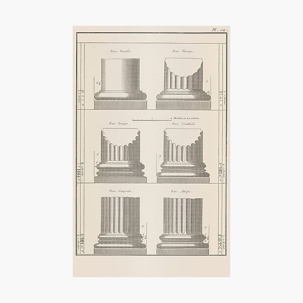 Item preview, Ionic, Doric, Tuscan, Corinthian Column Bases designed and sold by Lowtech.