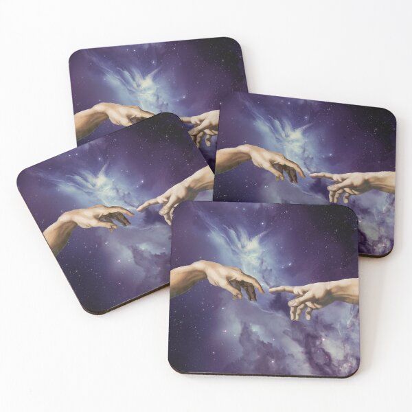 Item preview, The creation of Adam (hands - galaxy) designed and sold by Pride Art.