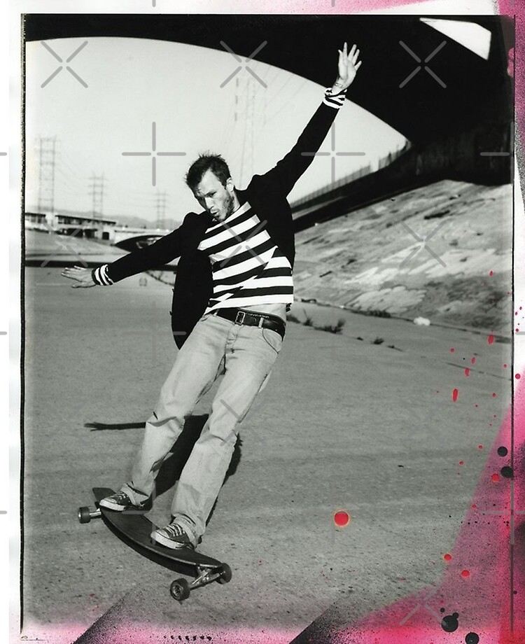 Heath Ledger Skateboarding Heath Ledger Skating Over Batman Wallpaper