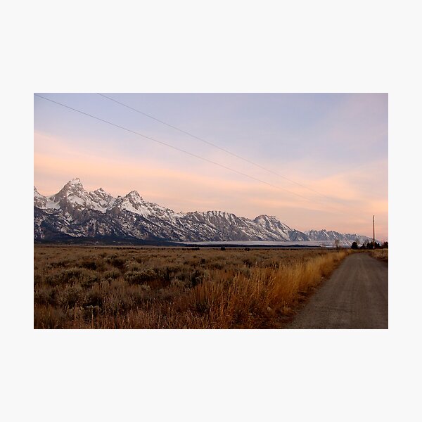 Item preview, Tetons and moose  designed and sold by jhprints.