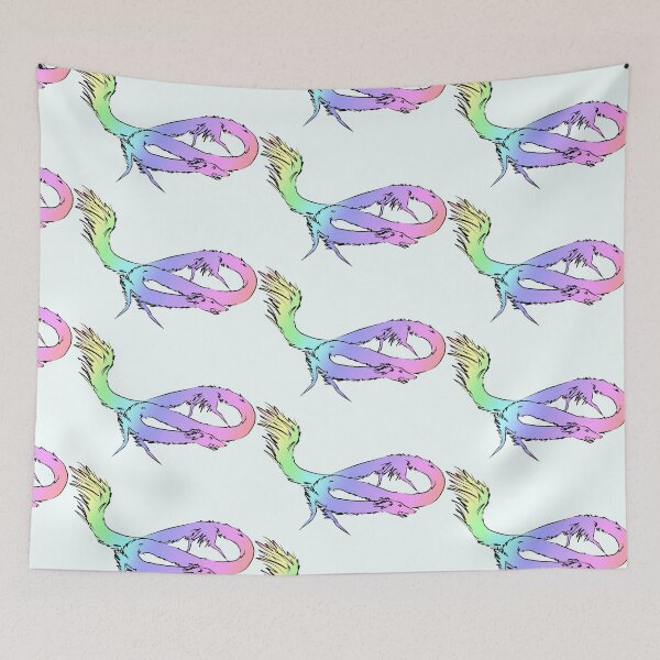 Item preview, Rainbow Noodle Dragon designed and sold by CSBeck.