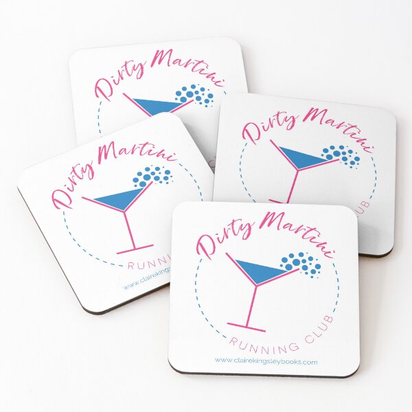 Dirty Martini Running Club Coasters (Set of 4)