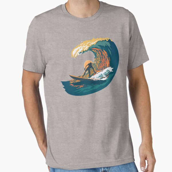 Aperçu de l'œuvre Affiche de surf rétro Ocean Life Surf Club créée et vendue par SFDesignstudio.
