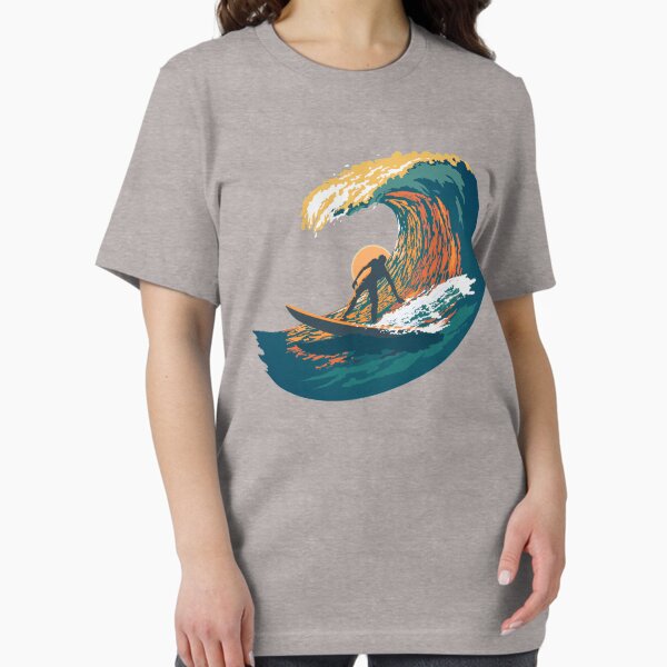 Vista previa del artículo con la obra «Cartel de surf retro de Ocean Life Surf Club», diseñado y vendido por SFDesignstudio.