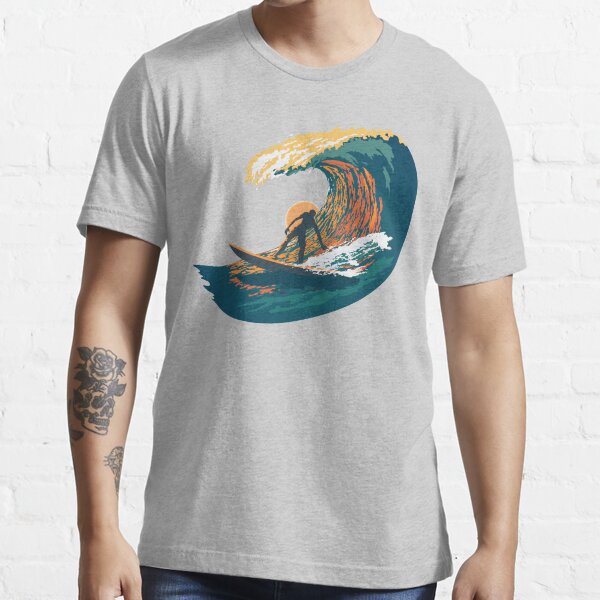 Ocean Life Surf Club retro surf poster Essential T-Shirt