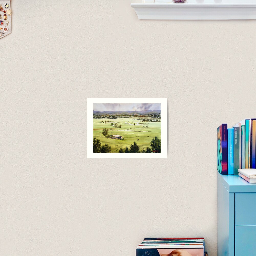 From Streeton Lookout, Freemans Reach Art Print
