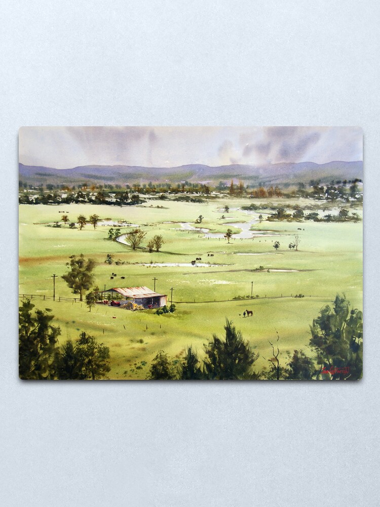 Alternate view of From Streeton Lookout, Freemans Reach Metal Print