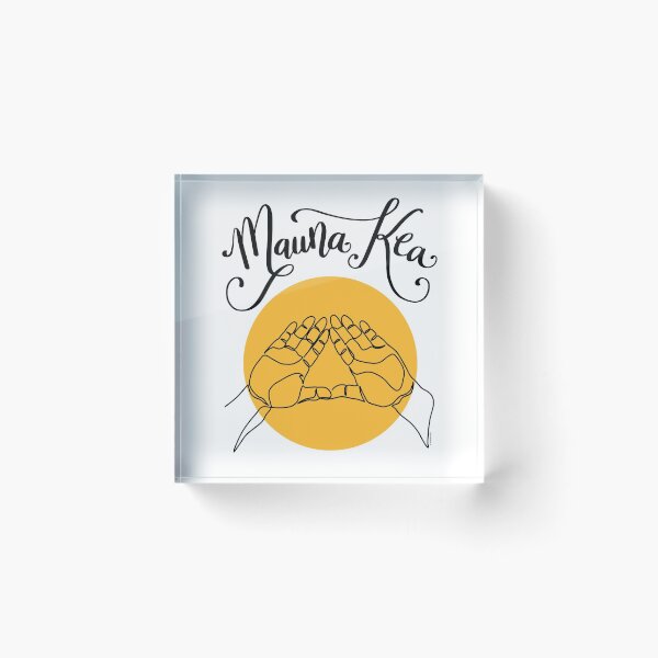 Item preview, We Are Mauna Kea Mountain Hand Sign Aloha Aina Hawaii designed and sold by DoubleBrush.