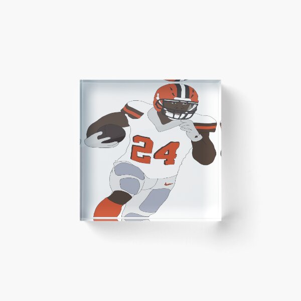Item preview, Nick Chubb #24 Cleveland Browns RB designed and sold by Jasen Black.