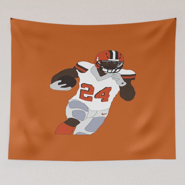 Item preview, Nick Chubb #24 Cleveland Browns RB designed and sold by Jasen Black.