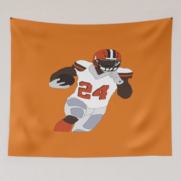 Item preview, Nick Chubb #24 Cleveland Browns RB designed and sold by Jasen Black.