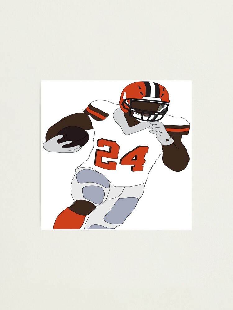 Nick Chubb #24 Cleveland Browns RB Lightweight Hoodie for Sale by Jay35