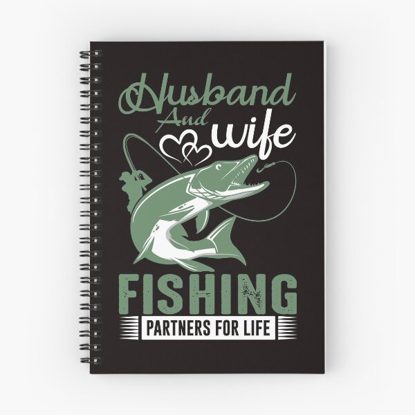 Item preview, Courtney Hebert. Husband and Wife Fishing Partners For Life designed and sold by SavvyTurtle.