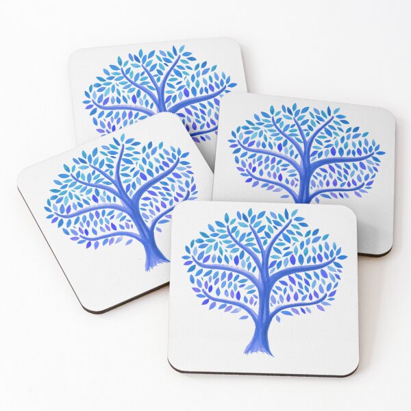 Item preview, Periwinkle Blue Frost Tree designed and sold by SandpaperStudio.