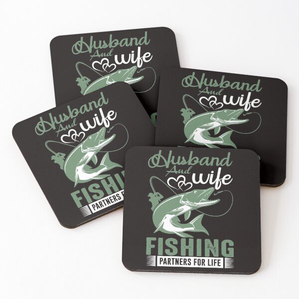 Item preview, Courtney Hebert. Husband and Wife Fishing Partners For Life designed and sold by SavvyTurtle.