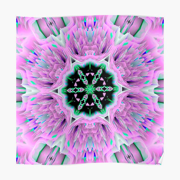 Download 3d Mandala Posters Redbubble