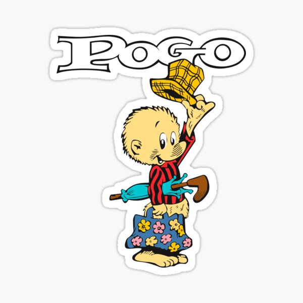 The Original Pogo Stick Sticker for Sale by sanctaseraphina