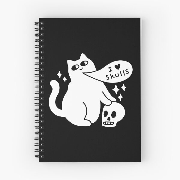 Item preview, I Loves Skulls Cat designed and sold by obinsun.