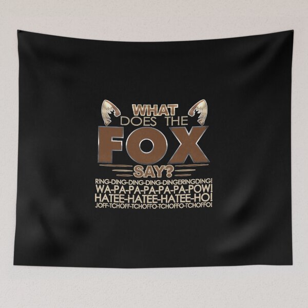 Item preview, What Does The Fox Say designed and sold by BleedingAgility.