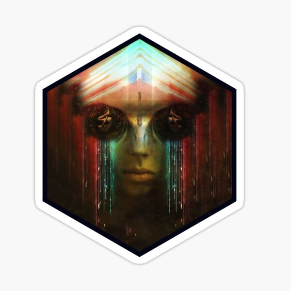 Dryad Weeping in White Sticker
