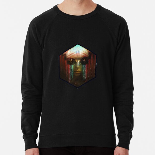 Dryad Weeping in Black Lightweight Sweatshirt