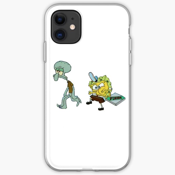 FUNNY SPONGEBOB iPhone Soft Case