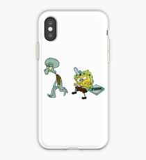 FUNNY SPONGEBOB iPhone Case