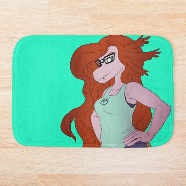 Anthro Bath Mats Redbubble - drawing roblox characters lorena