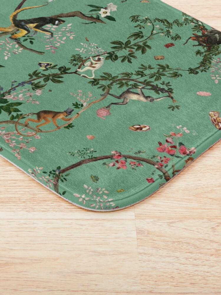 Alternate view of Monkey World Green Bath Mat