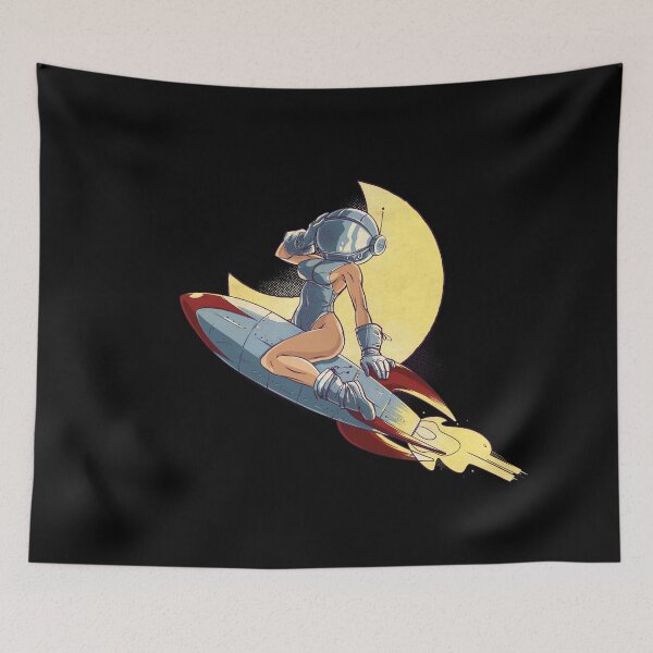 Item preview, Rocket Pinup Space Babe designed and sold by supermara.