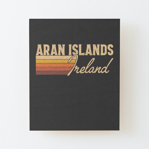 Aran Islands Ireland Wood Mounted Print